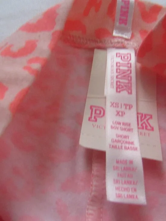 Victoria's Secret PINK Low Rise Boyshort  Orange  NWT  XS - Picture 4 of 4